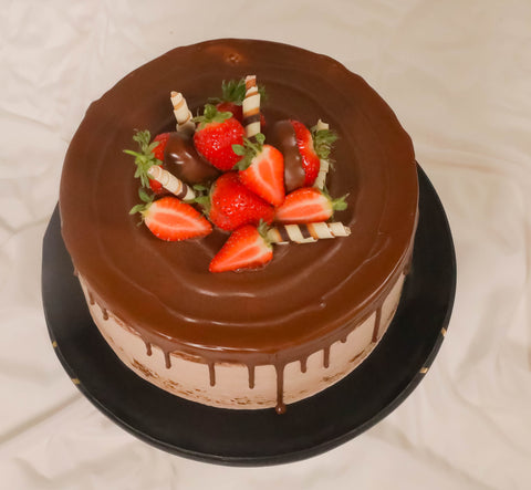 EGGLESS Semi Naked Chocolate Cake