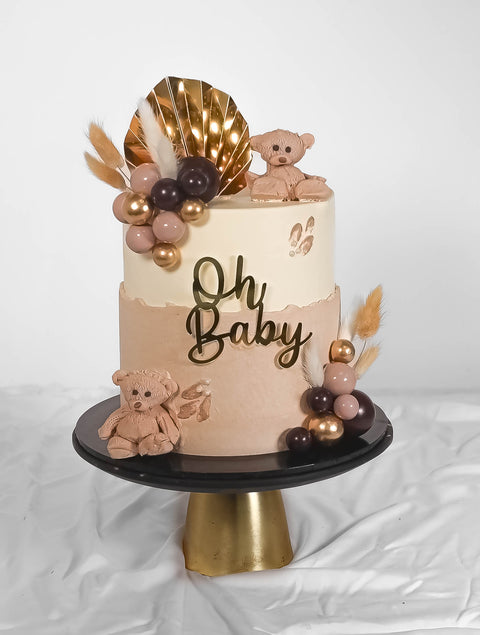 Boho Teddy Themed Cake